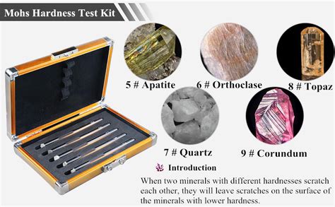 hardness tester for gemstones|mohs concrete hardness test kit.